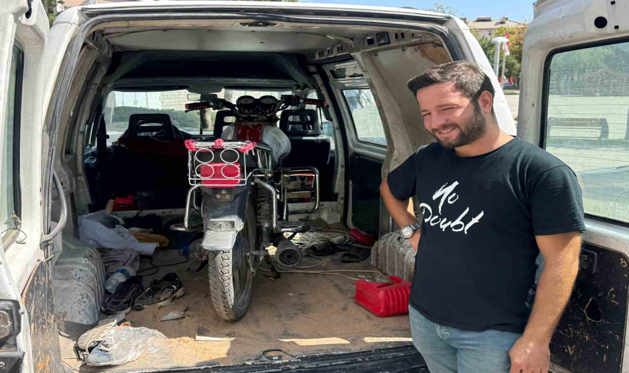 Çaldırdığı motosikletine 4 yıl sonra kavuştu