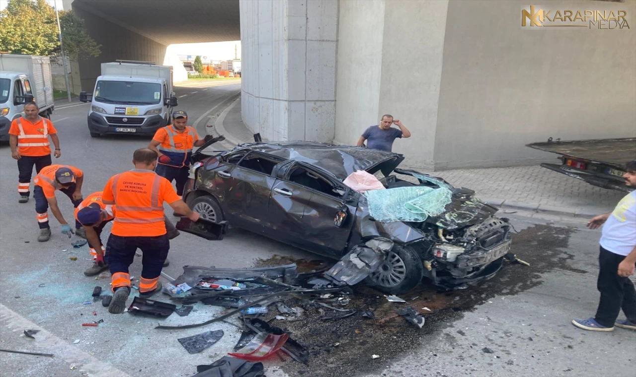 Konya'da feci kaza; köprüden aracıyla düşen sürücü hayatını kaybetti