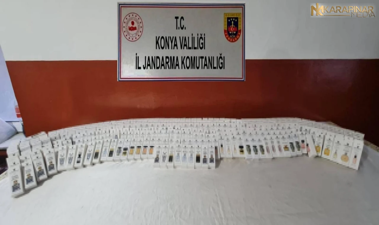 Jandarmadan 1 milyon 250 bin liralık parfüm operasyonu