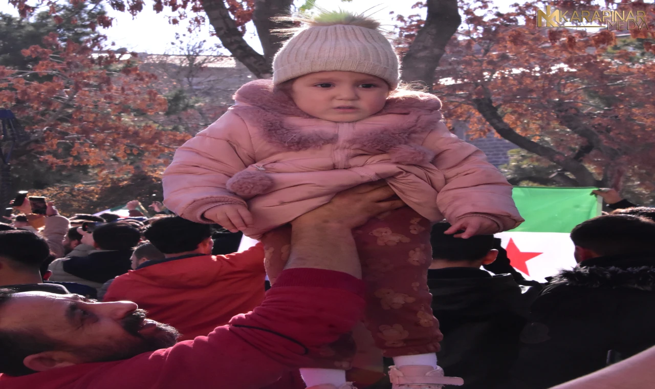 Konya'da yaşayan Suriye'lilerden kutlama