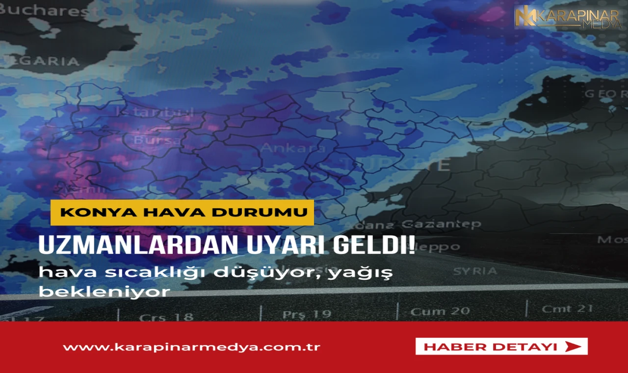 Uzmanlardan uyarı; hava sıcaklığı düşüyor, yağış bekleniyor