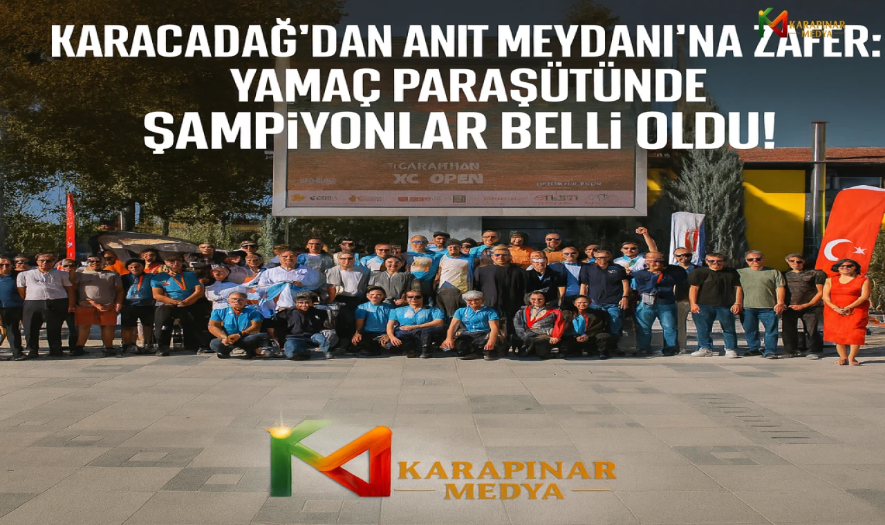Karacadağ’dan Anıt Meydanı’na Zafer: Yamaç Paraşütünde Şampiyonlar Belli Oldu!