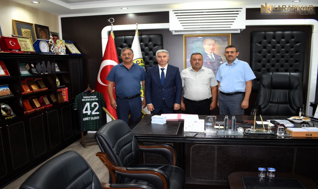 TÜRKİYE ODALAR VE BORSALAR BİRLİĞİ VE KARAPINAR TİCARET BORSASI TARAFINDAN EĞİTİME YARDIM