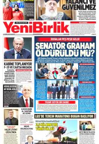Yeni Birlik Gazetesi Gazete Manşeti