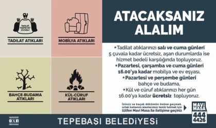Tepebaşı’nda atık toplama hizmeti sürüyor