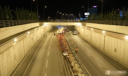 Karapınar'da devrilen tırın sürücüsü hayatını kaybetti
