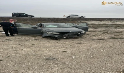 Karapınar'da feci kaza; 3'ü çocuk 5 yaralı