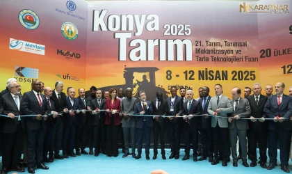 Konya'da 21.si düzenlenen tarım fuarının açılışı gerçekleştirildi