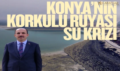 Konya'da 'su' alarmı