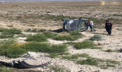 Ereğli'de Otomobil takla attı; aynı aileden 5 kişi yaralandı