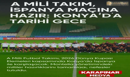 A Milli Takım, İspanya Maçına Hazır: Konya’da Tarihi Gece