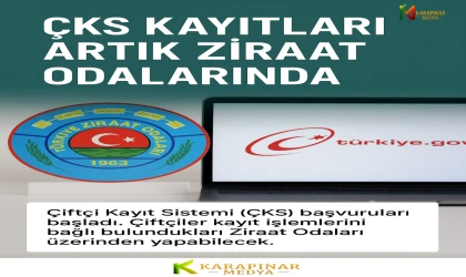 ÇKS Kayıtları Başladı: Artık Sadece Ziraat Odalarında Yapılıyor
