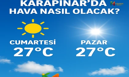 Hafta Sonu Karapınar’da Hava Nasıl Olacak?