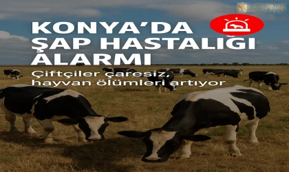 Konya’da Şap Hastalığı Alarmı: Çiftçiler çaresiz, hayvan ölümleri artıyor