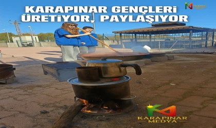 Karapınar Gençleri Üretiyor, Paylaşıyor: Doğayla El Ele Projesiyle Örnek Dayanışma