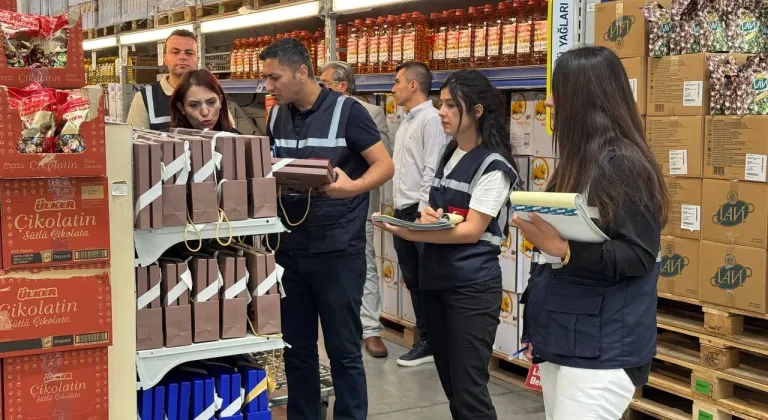 Konya'da Kurban Bayramı öncesi marketlerde denetim